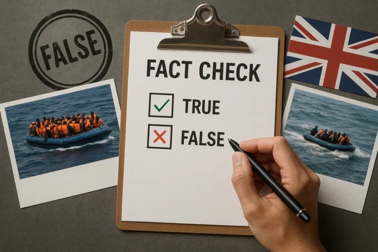 False Claims About Migrants, Refugees, and UK Border Policy Fact-Checked