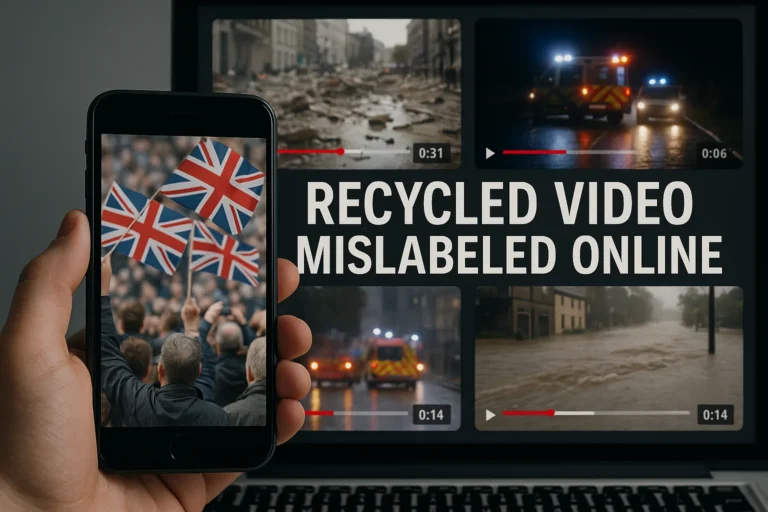 Mislabeled and Recycled Videos Spread Online as Recent Events in September 2026