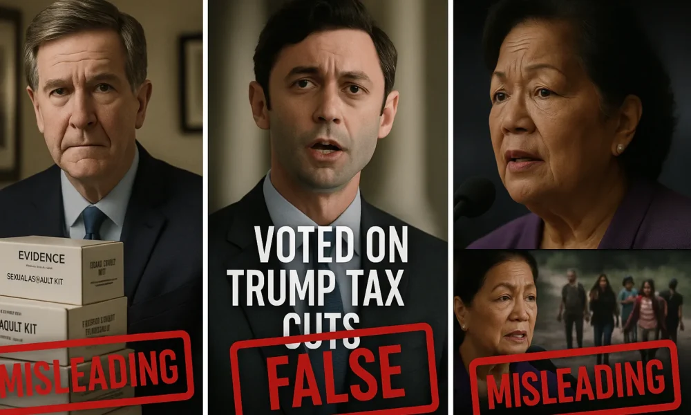Republican Campaign Ads in 2026 Senate Races: Three Fact-Checks of Misleading Claims