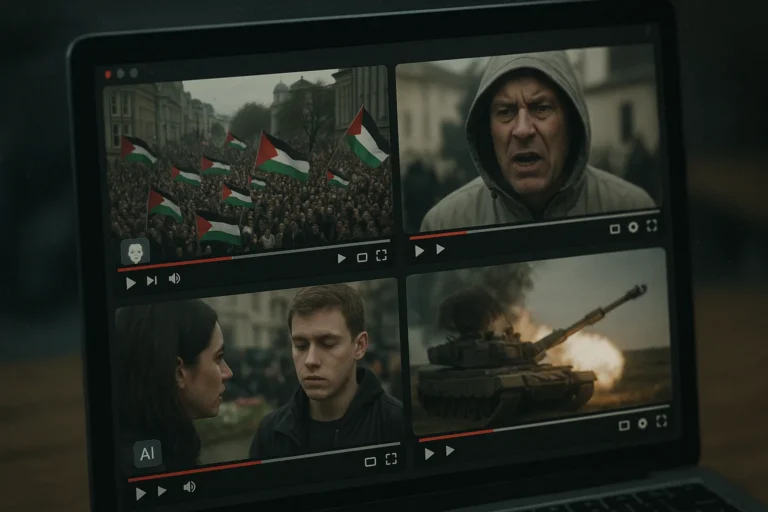 AI-Generated and Mislabeled Videos Spread False Claims About Protests, Arrests, and Public Events