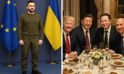 Fact-Check: Zelenskyy Platform Shoes Photo and Trump-Xi Dinner Image Are AI-Generated