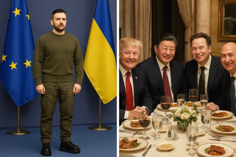 Fact-Check: Zelenskyy Platform Shoes Photo and Trump-Xi Dinner Image Are AI-Generated