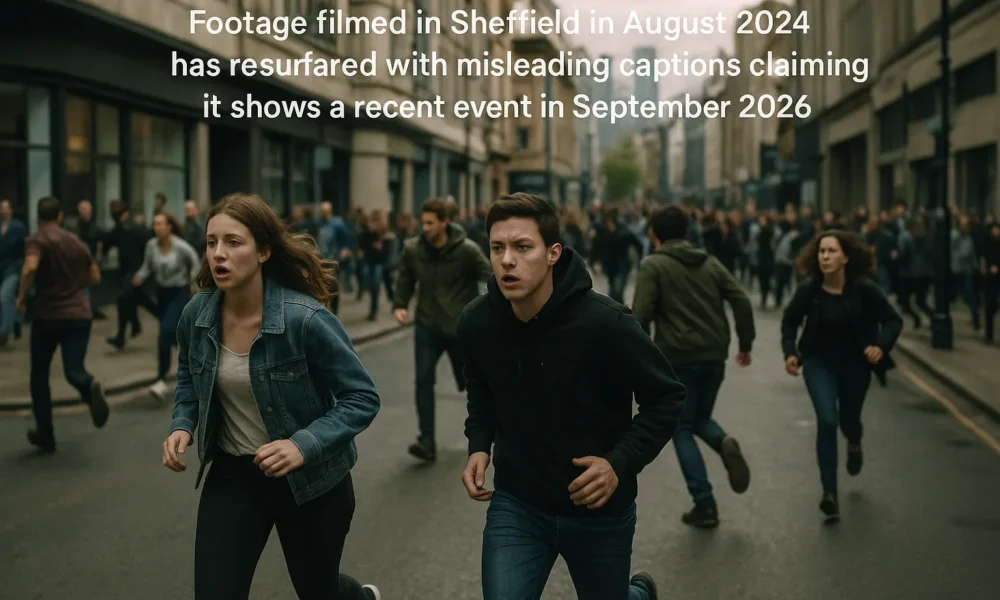 Old Sheffield Street Video Reshared as Recent Event