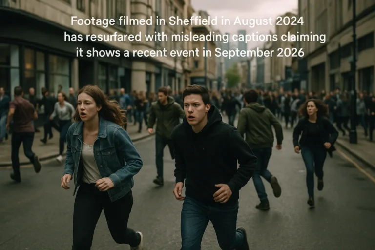 Old Sheffield Street Video Reshared as Recent Event