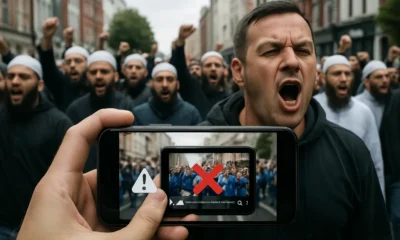 Viral Video Misidentifies FC Schalke 04 Hooligans as Muslims Chanting in Dublin