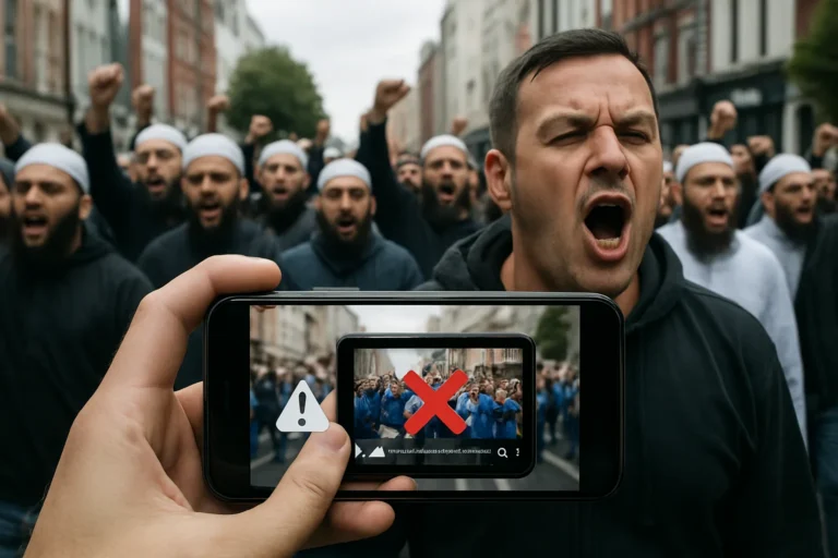 Viral Video Misidentifies FC Schalke 04 Hooligans as Muslims Chanting in Dublin