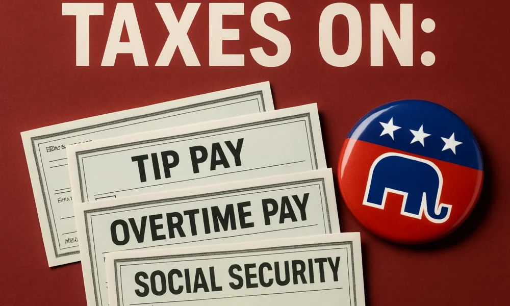 GOP Ads Misrepresent Taxes on Tips, Overtime, and Social Security Benefits