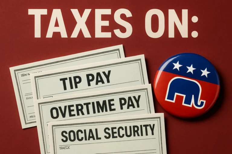 GOP Ads Misrepresent Taxes on Tips, Overtime, and Social Security Benefits