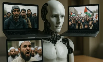 AI-Generated Videos Spread False Claims About Asylum Seekers and Palestine Rallies