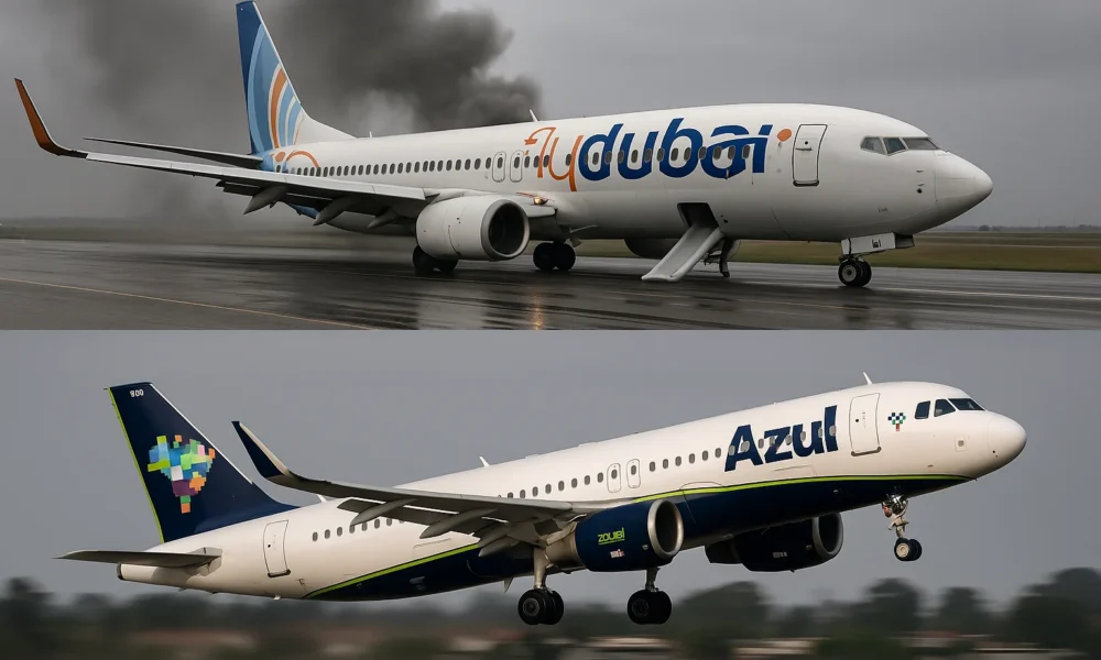 FlyDubai Flight FZ1073 Emergency Landing: Multiple Misidentified Videos Spread Online