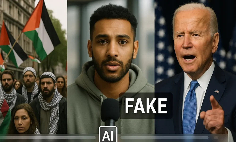 AI-Generated and Manipulated Videos Spread False Claims About UK Protests, Asylum Policy, and Disasters