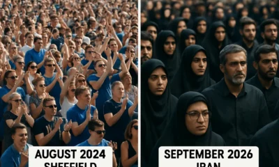 Viral Videos Misidentified as Recent Events: Sheffield Crowd, Iran Protests, NATO Campaign
